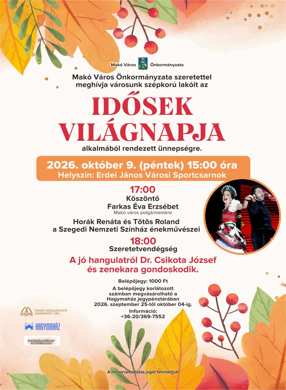 IDŐSEK VILÁGNAPJA